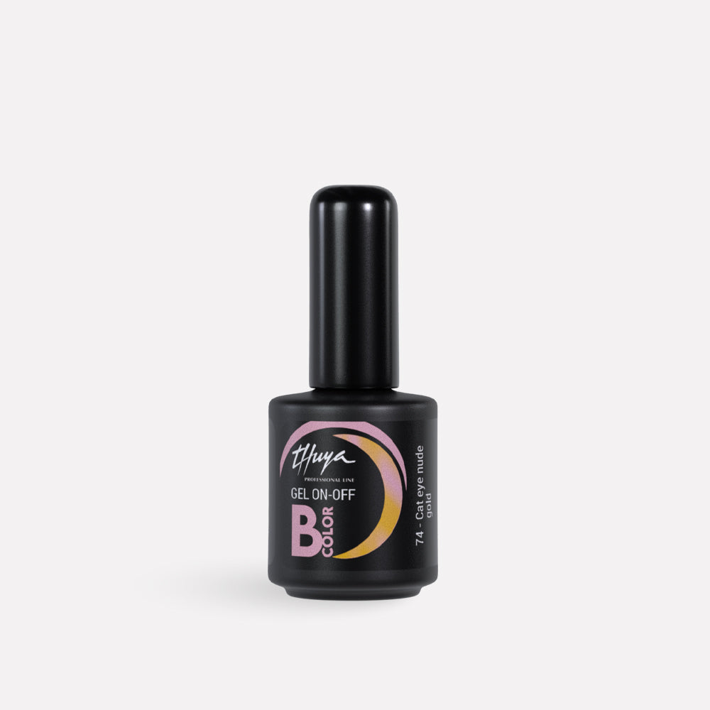 Gel On-Off Cat Eye Nude Gold