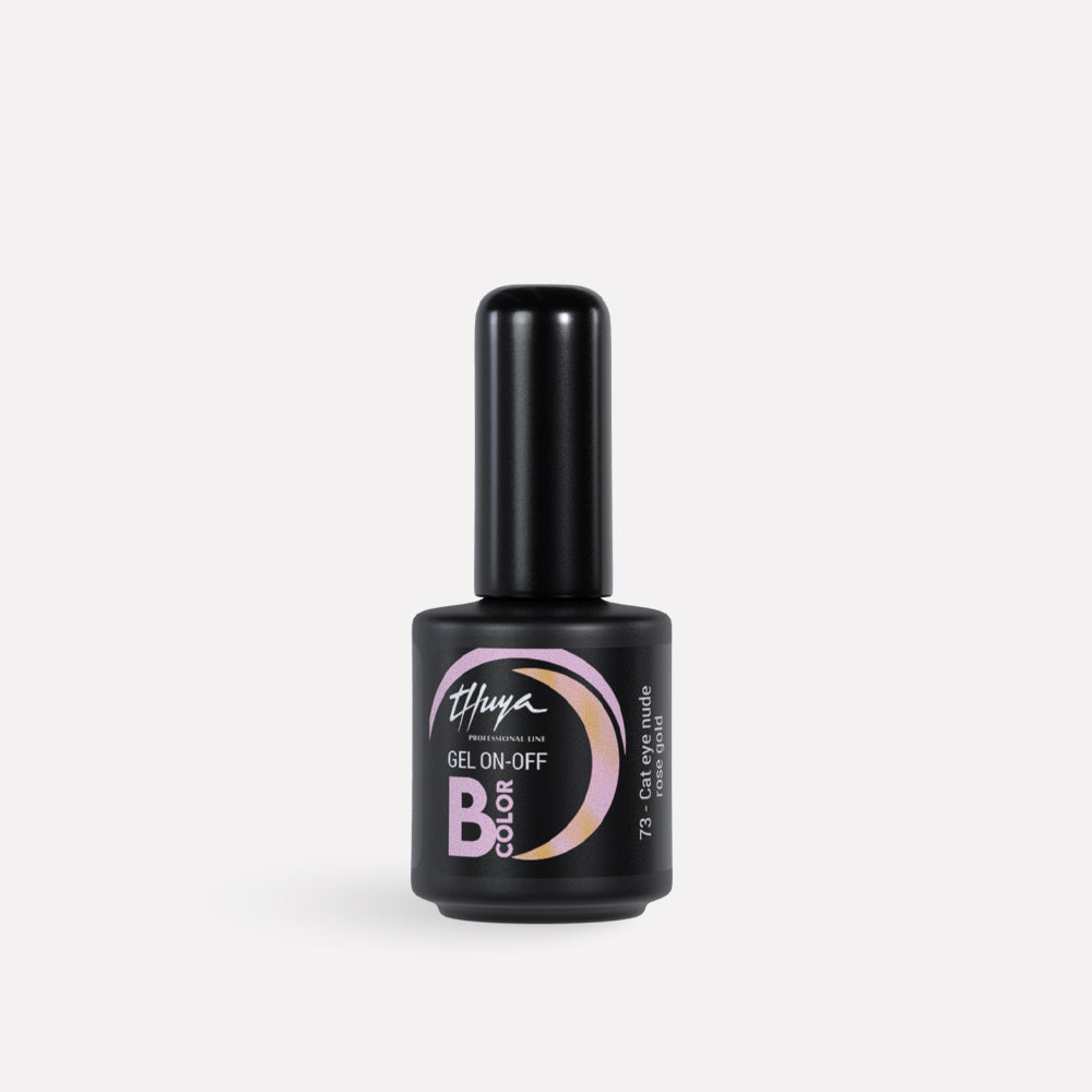 Gel On-Off Cat Eye Nude Rose Gold