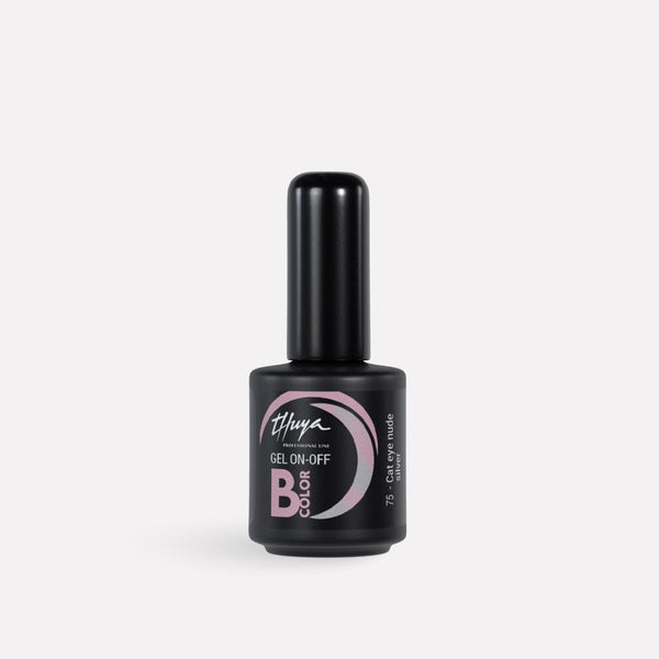 Gel On-Off Cat Eye Nude Silver